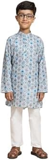 Pro-Ethic Style Developer Boy's Cotton Embellished Kurta Pajama for Baby Kids Ethnic Wear (S-166)