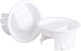 2-Pack Glass Pitcher Lids, Food-Grade Plastic Dust-Proof Stoppers for Water Jugs