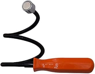 HARDK Flexible Magnetic Pick up Tool 22-4/5" 20LB Magnet Snake Pick-Up Sweeper Bendable Retriever Stick Useful for Hard-to-Reach Home Sink Drains, Bolts, Nuts, Gift for Men, Dad, Husband, Boyfriend