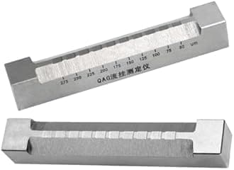 Stainless Steel Paint Leveling Tester, Paint Coating Sag Meter Sagging Paint Scraper, 6mm Wet Film Width; 1.5mm Film Spacing, for Lab Paint Coating Flow Test