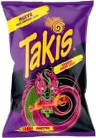 Takis Dragon Sweet Chili Rolled Tortilla Chips, 90g(imported) Bag