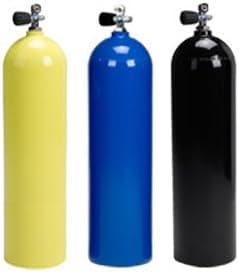 Sherwood Aluminum 100 CF Scuba Diving 3300 psi Dive Tank (Black)