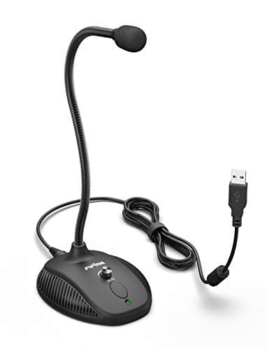 USB Computer Microphone, Plug &Play Desktop Condenser PC Laptop Mic,Mute Button with LED Indicator, Compatible with Windows/Mac, Ideal for YouTube,Zoom,Recording,Twitch Games(K054)