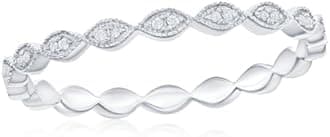 Beaux Bijoux Real Diamond Rings for Women in Sterling Silver - Engagement, Promise Anniversary, Genuine Fine Diamond Rings in Multiple Shapes and Styles