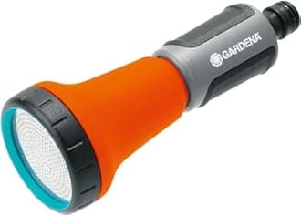 GARDENA Watering Sprayer: Compact Garden Sprayer, Soft Spray for Potted Plants and Surfaces, Frost/UV-Proof, Packed (18310-20), Turquoise, Orange, Black, Grey