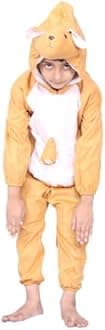 Milan dresses Kangaroo Costume Set for Kids - Includes Mask and Jumpsuit for Boys and Girls (Set of 2)