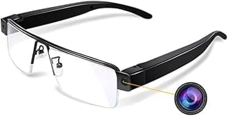 FREDI HD PLUS Non WiFi 1080P Specs Camera Optical | Video & Audio Recorder with 1.5Hours Battery Backup | Portable Camera Indoor & Outdoor Security | Small Surveillance Camera for Home & Office