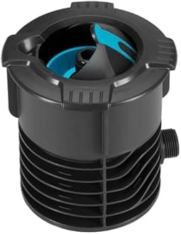 Gardena Sprinkler System Connection Box with 3/4 inch External Thread: Starting Point of The Water Supply into The Sprinkler System, Removable Dirt Filter, incl. Profi System Tap Connector (08262-20)