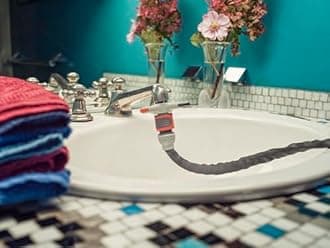 GARDENA 18210-20 Indoor Faucet Connector Gray Fits M22 Male and M24 Female General Faucets