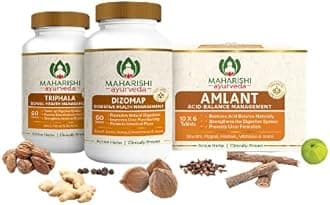 Maharishi Ayurveda Digestive Care Therapy - For Acidity & Gas Relief | Strengthens the Digestive System |Helps in Balancing Pitta Doshas | Herbal (Amlant, Therapy or Combo or Kit)