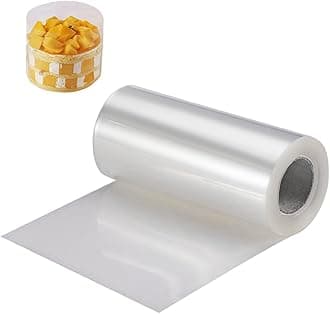 YQL Cake Collar 4 Inch,Acetate Roll DIY Acetate Sheet Baking Transparent Mousse Cake Sheets Clear Cake Strips for Baking Decorate Shaker Cards Making(4x394 Inch)