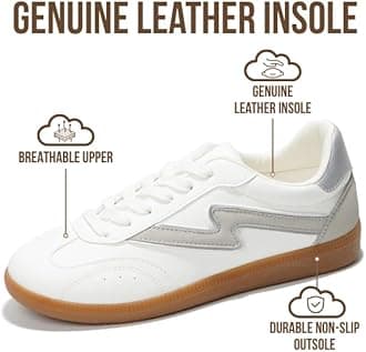 Project Cloud Sneakers for Women - Lace-up Shoes for Women Trendy Women Sneakers, Memory Foam Women's Fashion Sneakers Walking Shoes Women Footwear - Non-Slip Womens Shoes (Irita)