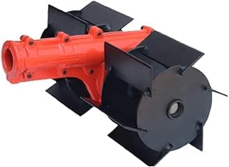 LUCK INTERNATIONAL WITH LI LOGO Heavy Duty Flat Weeder Tiller Attachment for Brush Cutter (28mm Shaft) - Durable and Efficient Tool for Weeding, Tilling, and Soil Preparation