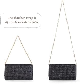 Kseymeir Straw Clutch Purse Shoulder Crossbody Bag Envelope Purse Raffia Handbag for Summer Beach Travel 2024 Trendy