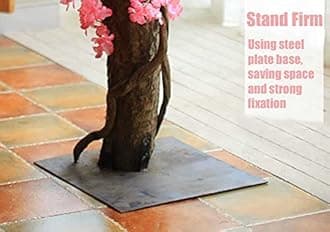 PCWLH Artificial Cherry Blossom TreesHandmade Gorgeous Artificial Flower PinkCherry Blossom Tree Fake Vines Flowersfor Home Wedding Party Garden Office Christmas Decoration