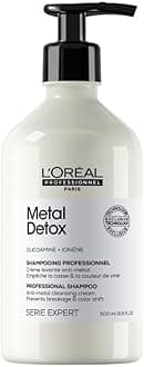 L’Oréal Professionnel | Metal Detox Shampoo | Sulfate-Free | For Soft & Shiny looking hair | For Colored, Damaged & All Hair Types | Hard Water-Resistant | With Glicoamine | SERIE EXPERT