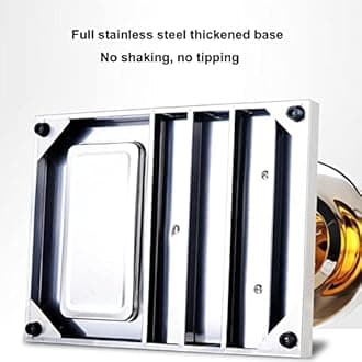 Beverage Dispenser, Stainless Steel Drink Dispenser, Juice Dispenser with Drip Tray, Central Cube for Insulation/Heating/Cooling, Suitable for Domestic and Commercial Use