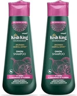Kesh King Ayurvedic Onion Shampoo with 21 Herbs, Reduces Hairfall & Boost Hair Growth, 600ml