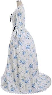 1791's lady Women's Victorian Rococo Dress Inspration Maiden Costume
