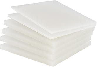 PP Polypropylene Sheet Plate Thickness 3mm-20mm Hard Sheet PVC Plate PP PE Sheet (0.4 m * 0.4 m * 5mm * 2 Pieces)