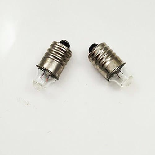 10/20pc E10 1.1V / 0.3A 0.33W 4300K WarmWhite MES LED Bulb E10x22 Miniature Screw Flishlights Torch Bicycle Lamp (20)