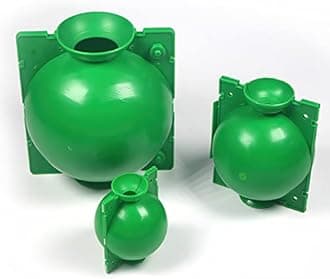 Bygytyo 12 Pcs Rooting Boxes High Pressure Reusable Plant Rooting Apparatus Non Damaging Grafting Boxes Plant Rooting Ball Controller (4S+4M+4L,Green)