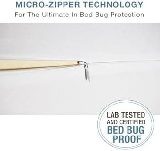 SafeRest Premium 9" Thick Box Spring Encasement - Waterproof - Breathable, Noiseless and Vinyl Free - Fits Up to 9" - Full