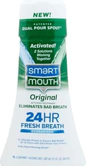 Original Activated Mouthwash - Alcohol-Free Adult Mouthwash for Fresh Breath - Oral Rinse for 24-Hour Bad Breath Relief with Twice Daily Use - Fresh Mint Flavor, 16 fl oz