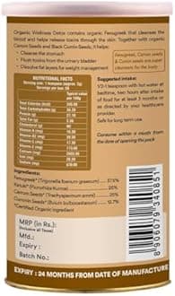 Organic Wellness Detox Powder For Gut Cleanse Help To Remove Waste And Toxins From The Body For Men & Women |100 Gram Pack | For Digestion, Weight Management with Immunity, Pack of 2