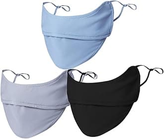 Ligart UV Face Mask Washable Reusable Exercise Breathable Sun Protection Golf Sports Face Mask for Women