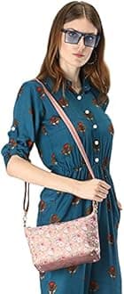 WOMEN MARKS WOMEN'S SLING BAG, DARK PINK, M