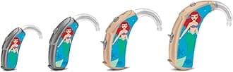 SmartEAR Universal SmartEar Skins for Hearing Aids – Licensed Disney Designs – Universal Fit – Aesthetically Pleasing, Bubble-Free Application – Disney The Little Mermaid - Ariel