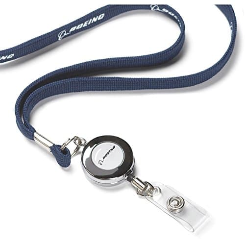 Boeing Printed Badge Lanyard Navy