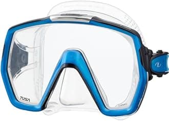 Tusa Freedom HD Scuba Diving Mask M-1001QB-FB - Fishtail Blue