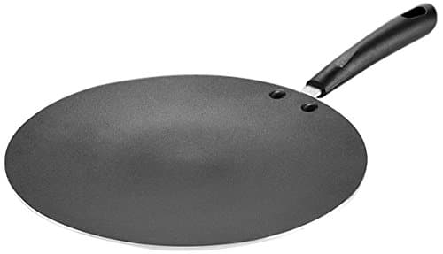 Eris Concave Griddle Tava, 9.5-Inch, Black