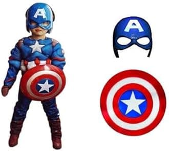 MODERNAZ Superhero costume for kids | captain america dress ironman dress hulk dress thor dress | superhero avenger dress for kids