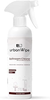 urban Wipe Bathroom Cleaner | Ecofriendly Tough Lime Scale Hard Water Stain Remover, Spray And Scrub Cleaning for Bathroom,Taps, Faucet, Washbasins, Showers & Floor Tiles Cleaner_(500Ml)