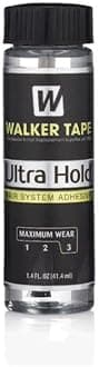 Ultra Hold Adhesive For Lace Wigs,Toupees By Walker Tape (1.4 FL OZ - 41.4 ML (Pack of 1)) | Waterproof | Maximum Wear(4+ Weeks) | Clear Transperent Glue | Skin Safe