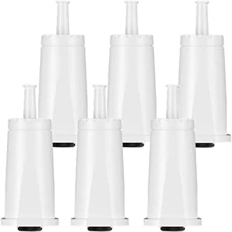 6 Pack Coffee Machine Water Filters for Sa ge Barista Express, Claroswiss, Barista Touch, BES008 Replacement SES008WHT0NEU1, SES810, SES875, SES880, SES920, SES980, SES990