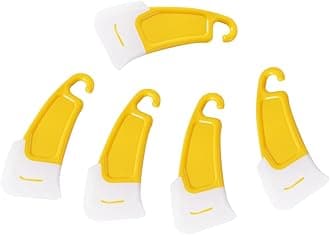 Silicone Pan Scraper Dish Cleaning Spatula Pan and Bowl Scraper Set Bowl Scraper Dish Scraper Non Stick Kitchen Scraper Pan Rubber Cleaning Spatula Pot Cleaning Tool Set of 5