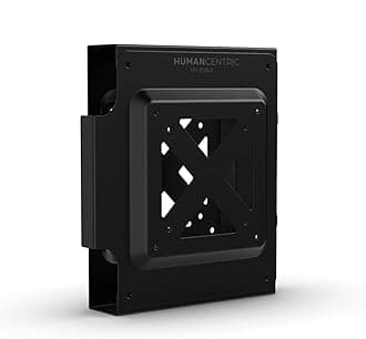 HumanCentric Dual VESA Mount for Mac Mini, Custom Mac Mini Mount Mount with Monitor Arm Mac Mini Behind Monitor Mount VESA Sleeve for Mac Mini Mount to VESA Monitor and Monitor Arm