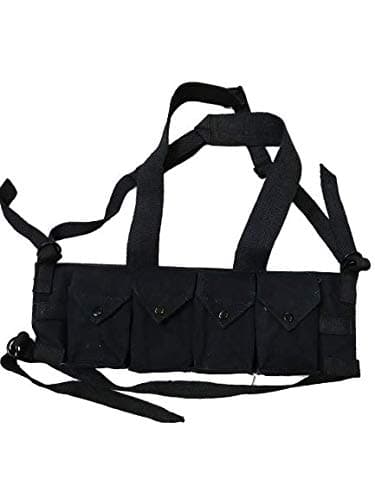 Rhodesian Bush War 20rd .308/7.62x51mm Magazine Tactical Canvas 4 Mag Pouch Chest Rig
