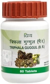 Divya Triphala Guggul 80 tablets Pack by Patanjali