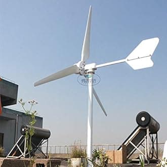 1000W 2000W 3000W Horizontal Wind Turbine 48v 96v 110V 120V 220V Generator for Home Use Free Energy Wind Power Windmill (120V, 1000W)