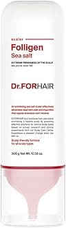 Dr.FORHAIR Folligen Sea Salt Scaler | Korean Hair Care | Scalp Exfoliator & Scalp Scrub | Eliminates Sebum, Impurities, Odor | Nourish and Freshen, 10.58 fl oz