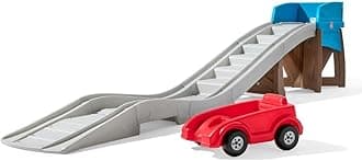 Step2 Extreme Thrill Coaster, Dashing Red, Kids Ride-On Toy, Push Car, Indoor/Outdoor Roller Coaster & Playset, Made of Durable Plastic, for Kids 3+ Years Old