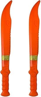 Vidhyapati Plastic Weapon Role Play Toy for Kids | Smooth Edges Activity Toy. (Daggaer/Khanjar (Combo - 2 Pcs))