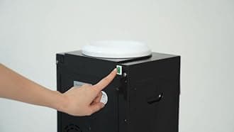 Top Loading Water Cooler Dispenser, 5 Gallon Water Dispenser w/ 3 Temperature Setting, Hot & Cold Water Dispenser for Home, Office & Dormitory (Gold)