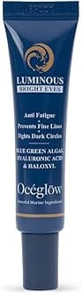 Oceglow Luminous Bright Under Eye Cream for Men & Women | Stop Anti Aging, Fine Lines, Wrinkles & Dark Circles | Infused with Hyaluronic & Haloxyl Acid, Ideal For All Skin Types, 15 ml