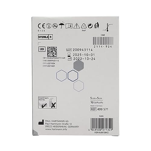 Atrauman AG Silver 5 x 5cm (x10)